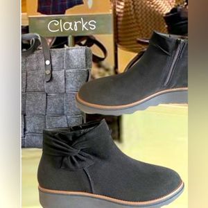 Clarks Sharon Salon Women's Suede Ankle Boots